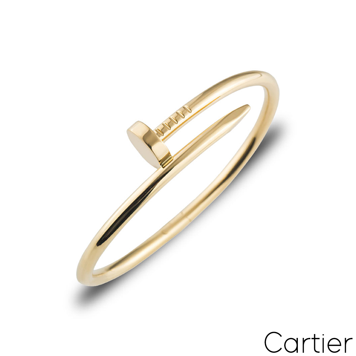 Cartier Yellow Gold Plain Juste Un Clou Bracelet Size 18 B6048218 Cartier Yellow Gold Plain Juste Un Clou Bracelet Size 18 B6048218